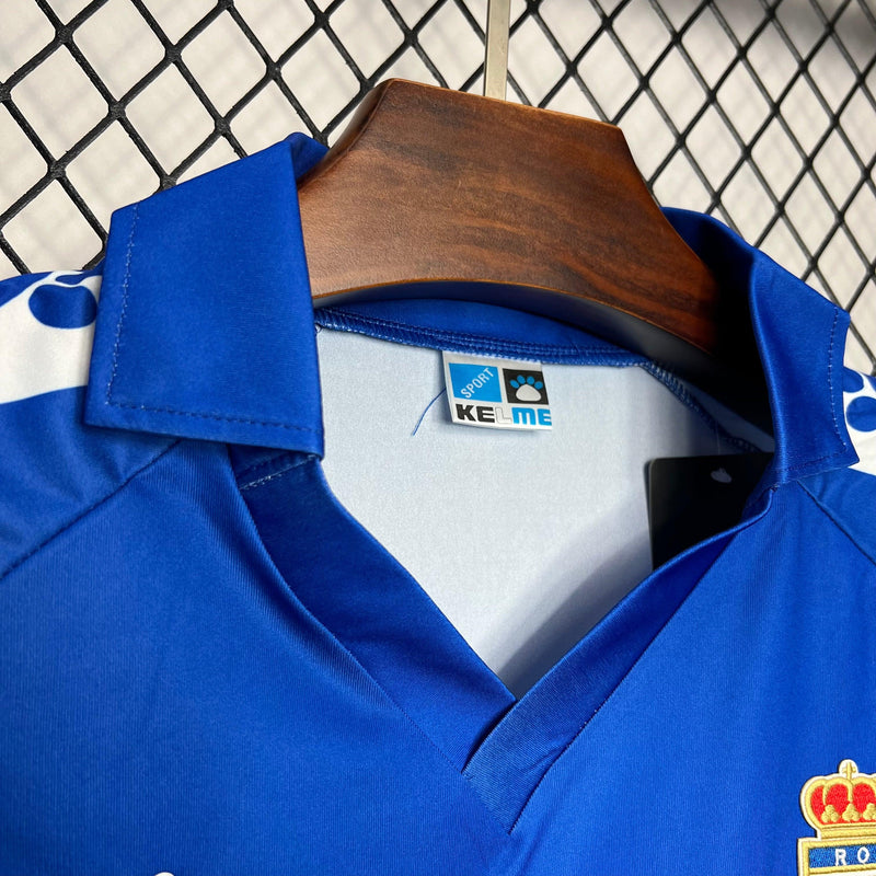 Real Oviedo 1990/91 Home Retro Jersey - Jerseys-buy.com