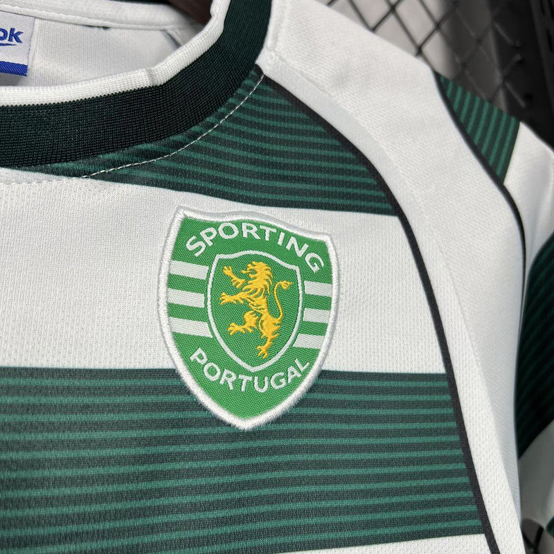 Sporting CP 2001/03 Home Retro Kids Kit - Jerseys-buy.com