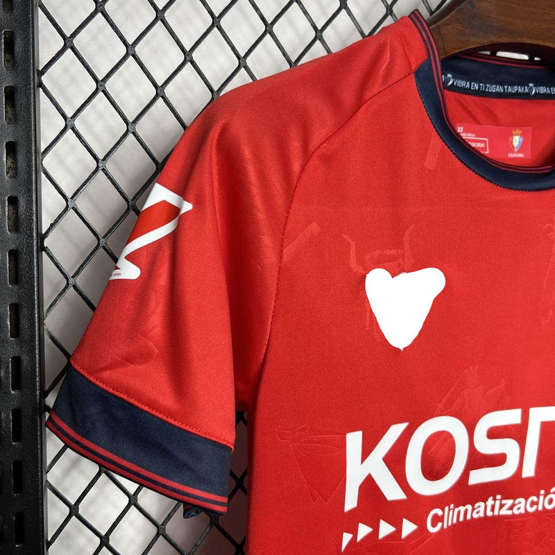 Osasuna 2024/25 Home Kids Kit - Jerseys-buy.com