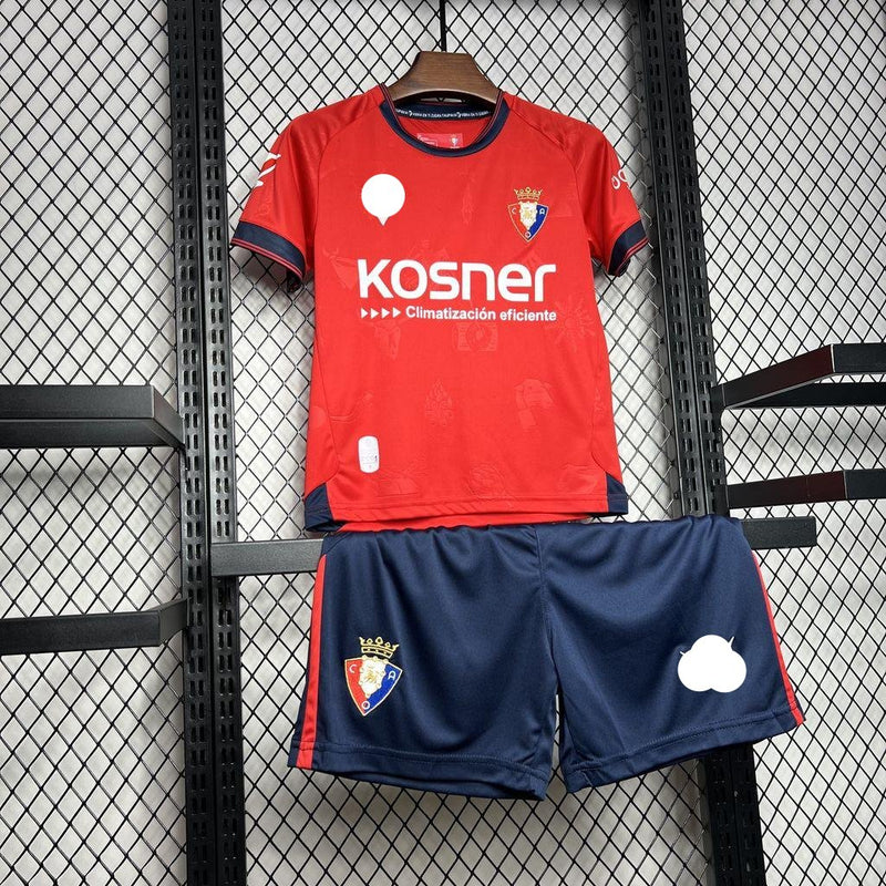 Osasuna 2024/25 Home Kids Kit - Jerseys-buy.com