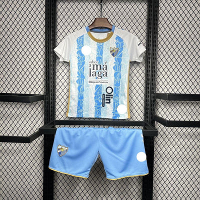 Malaga 2024/25 Home Kids Kit - Jerseys-buy.com