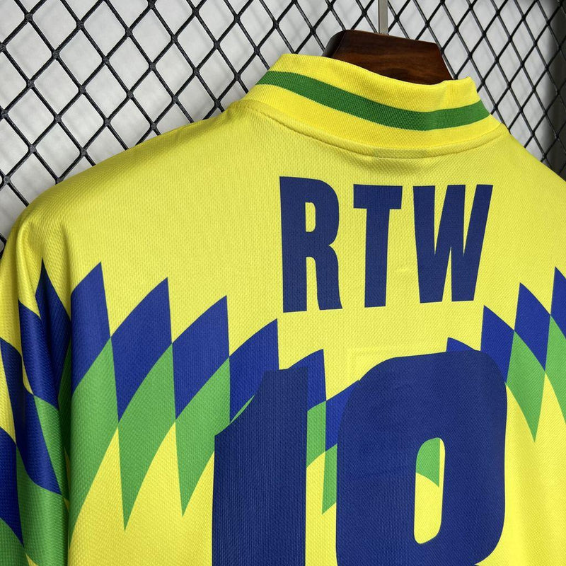 Brazil 1995 Home Corteiz Retro Jersey - Jerseys-buy.com