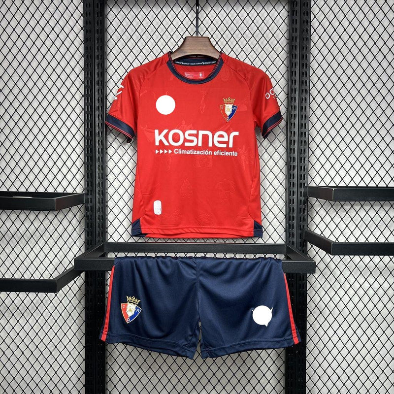 Osasuna 2024/25 Home Kids Kit - Jerseys-buy.com
