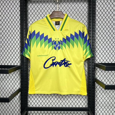 Brazil 1995 Home Corteiz Retro Jersey - Jerseys-buy.com