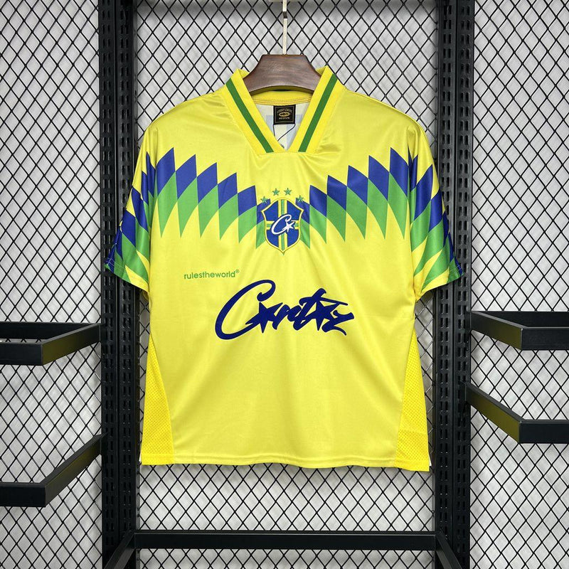 Brazil 1995 Home Corteiz Retro Jersey - Jerseys-buy.com