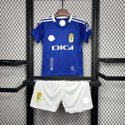 Real Oviedo 2024/25 Home Kids Kit - Jerseys-buy.com