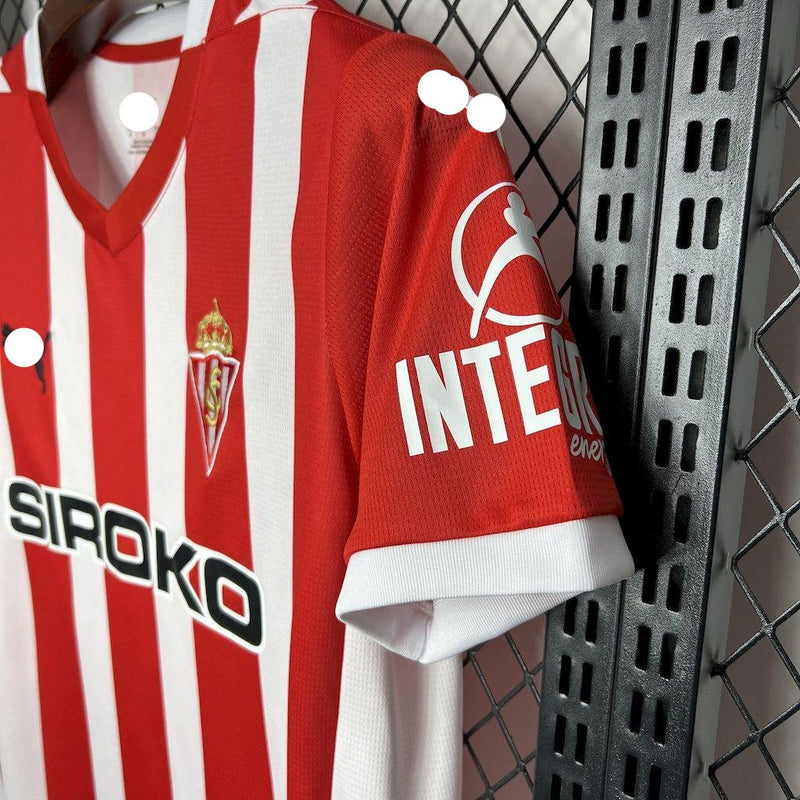 Sporting de Gijon 2024/25 Home Jersey - Jerseys-buy.com