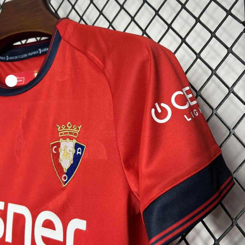 Osasuna 2024/25 Home Kids Kit - Jerseys-buy.com